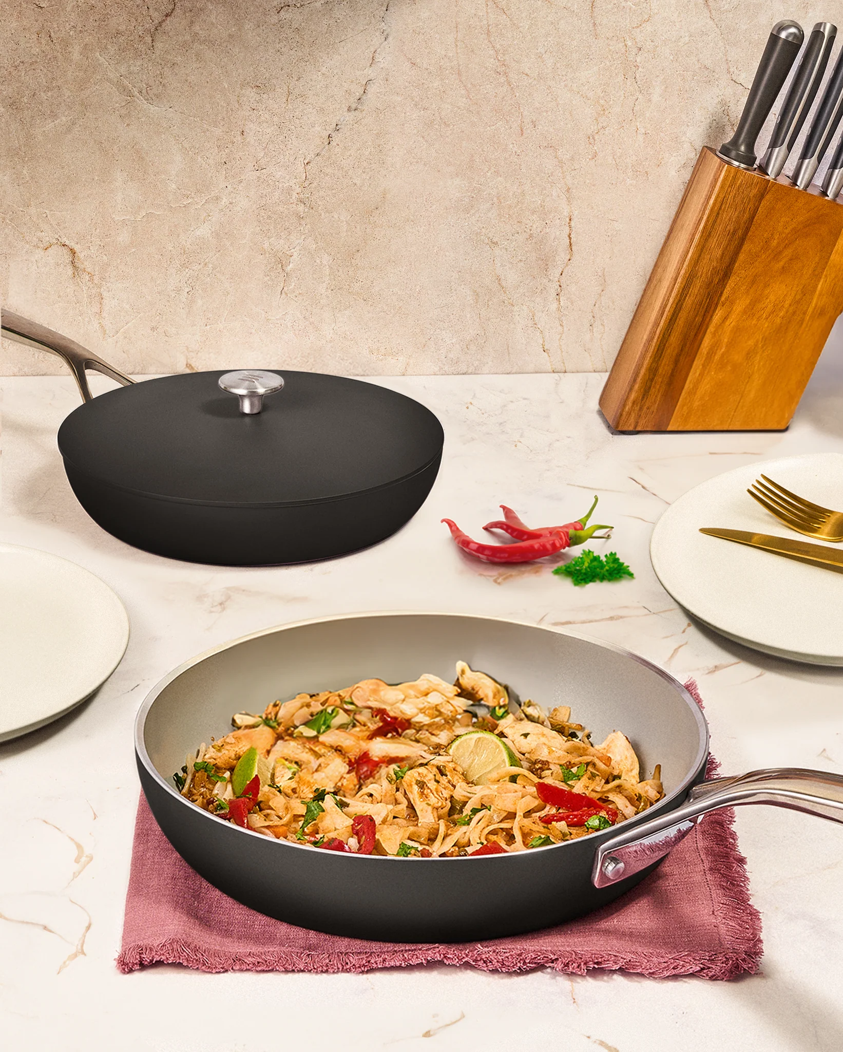 Kilne The Ceramic Pan Pair - Peppercorn - Image 22