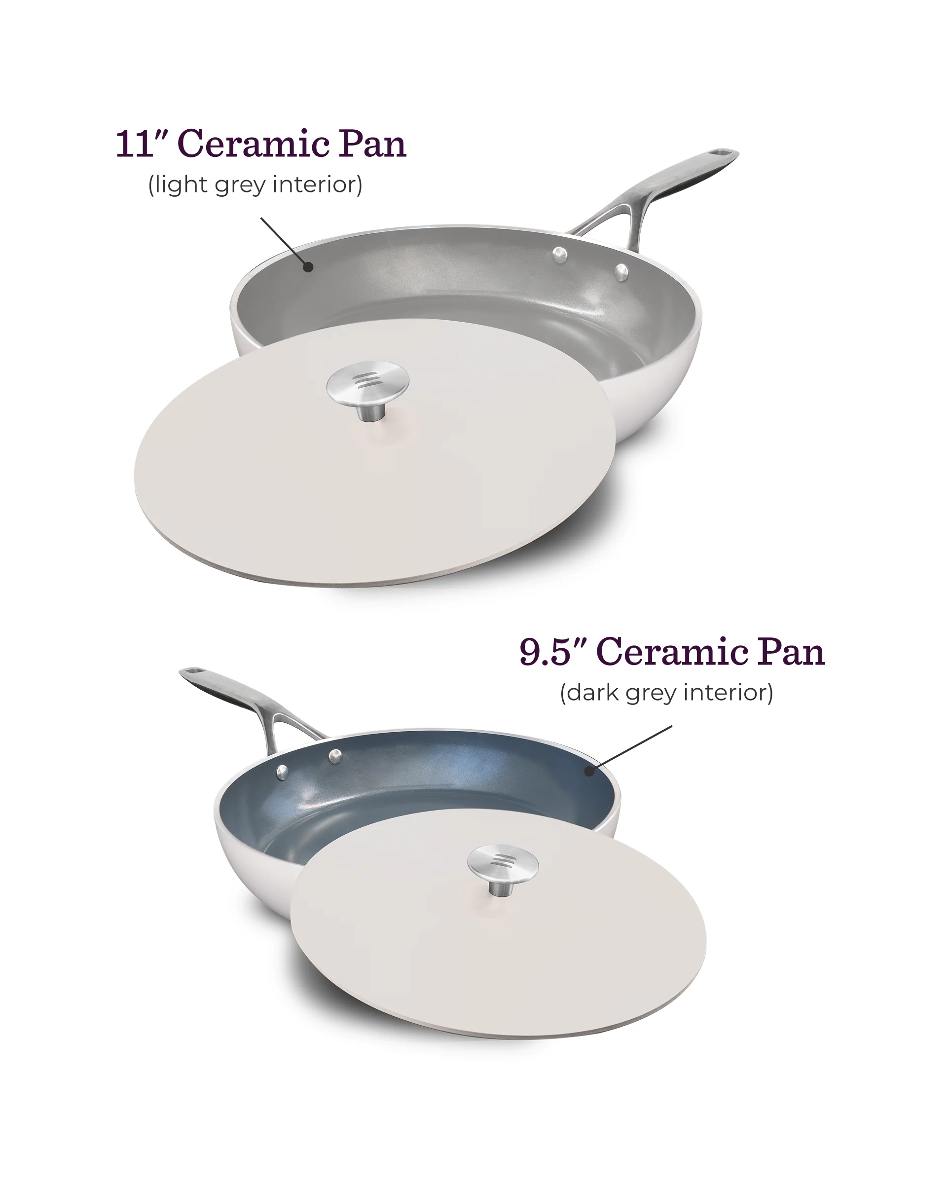 Kilne The Ceramic Pan Pair - Peppercorn - Image 28