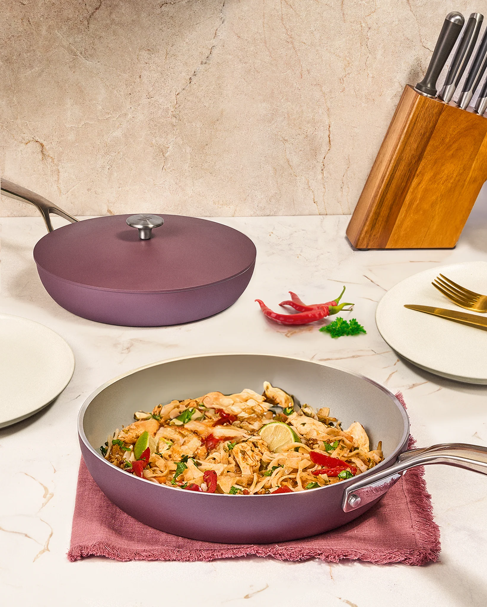 Kilne The Ceramic Pan Pair - Peppercorn - Image 10