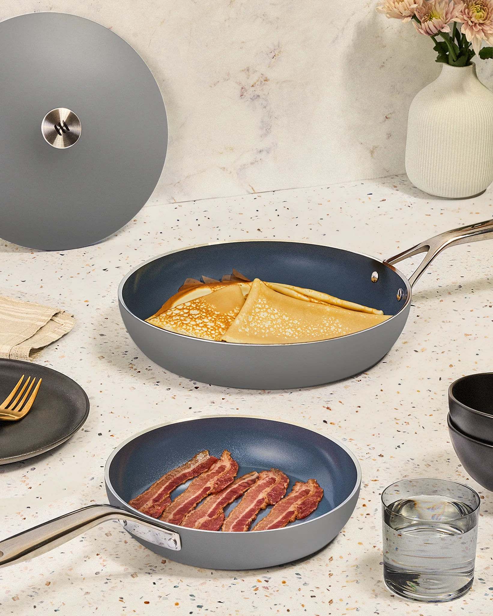 Kilne The Ceramic Pan Pair - Peppercorn - Image 3