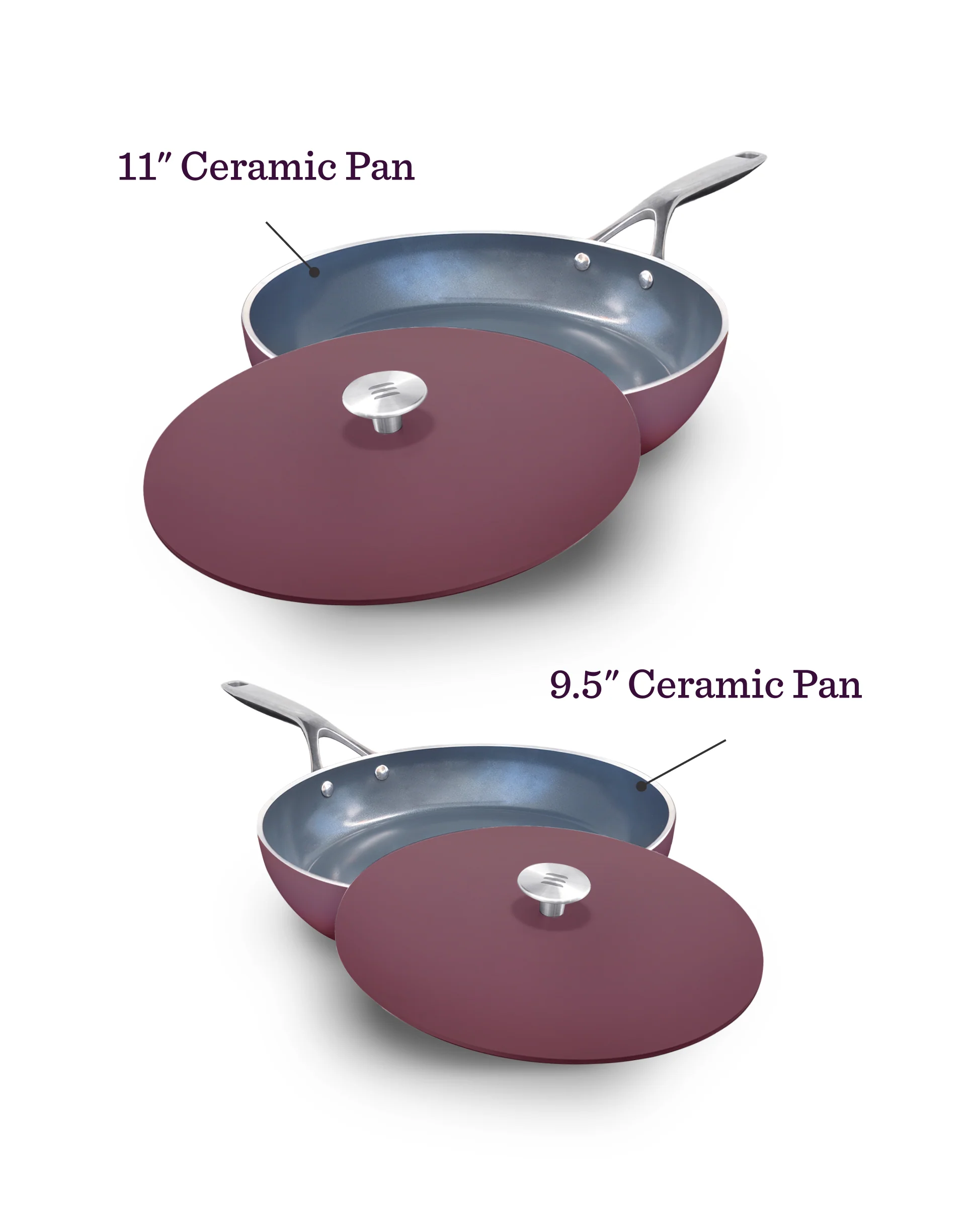 Kilne The Ceramic Pan Pair - Peppercorn - Image 12