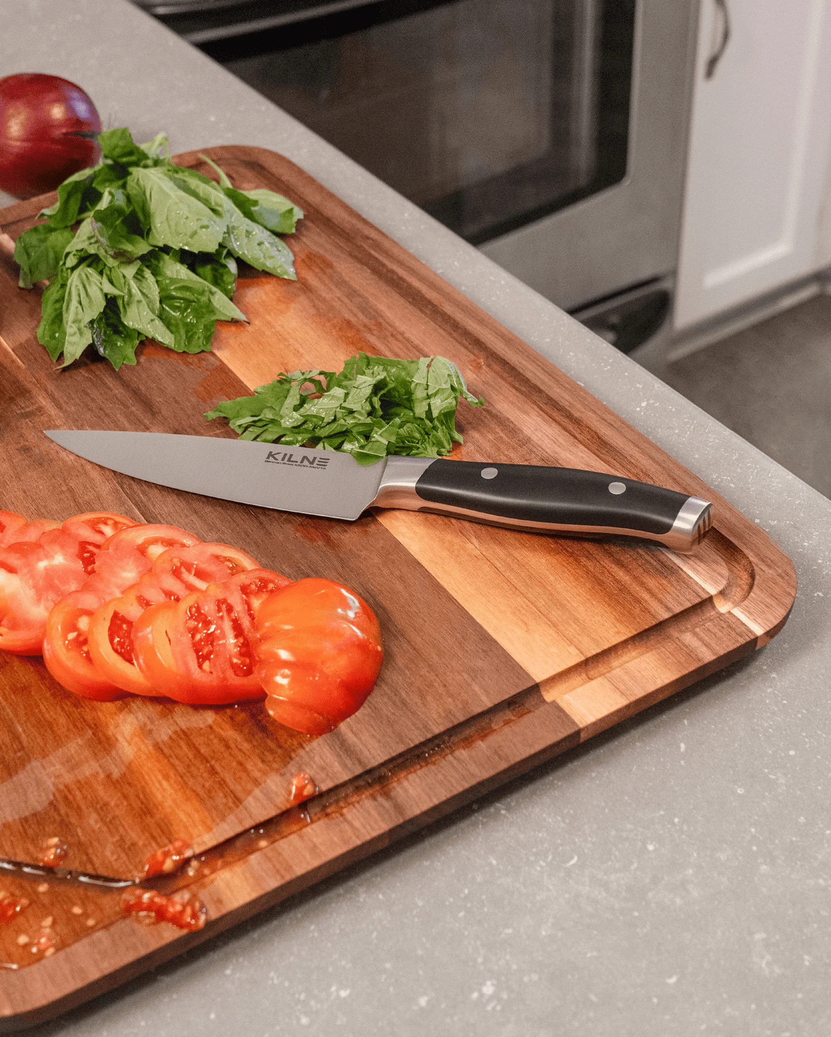 Kilne Short Chef's Knife - Licorice - Image 3