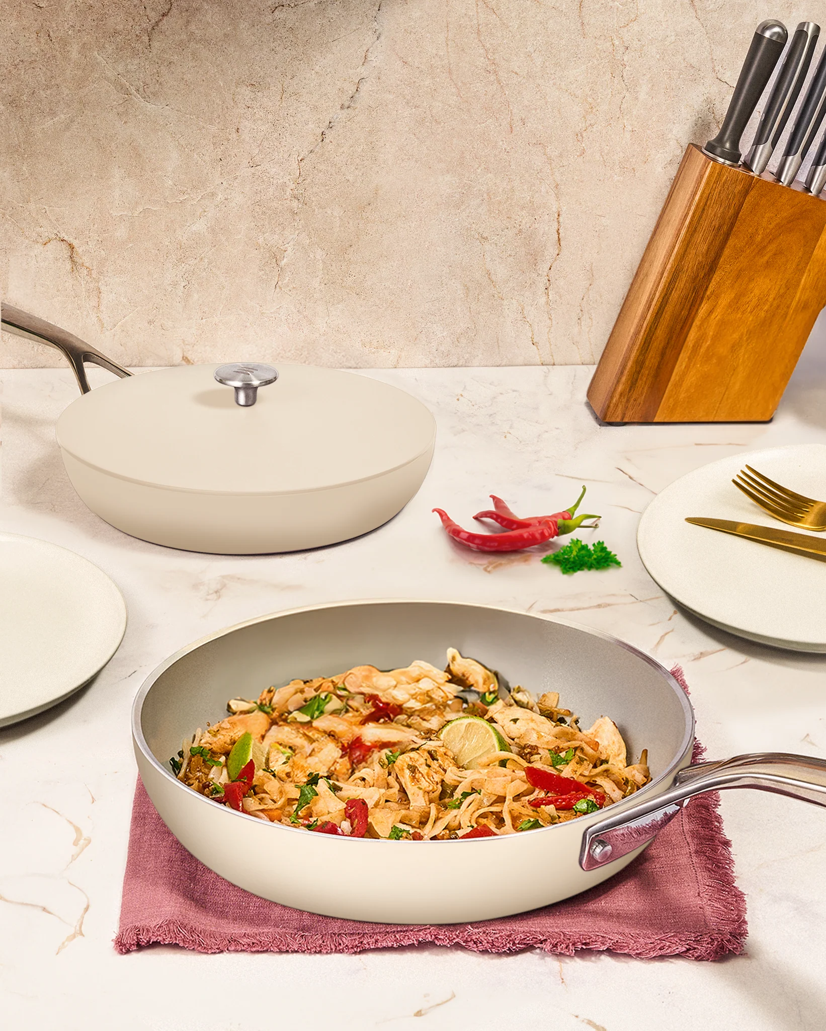 Kilne The Ceramic Pan Pair - Peppercorn - Image 26