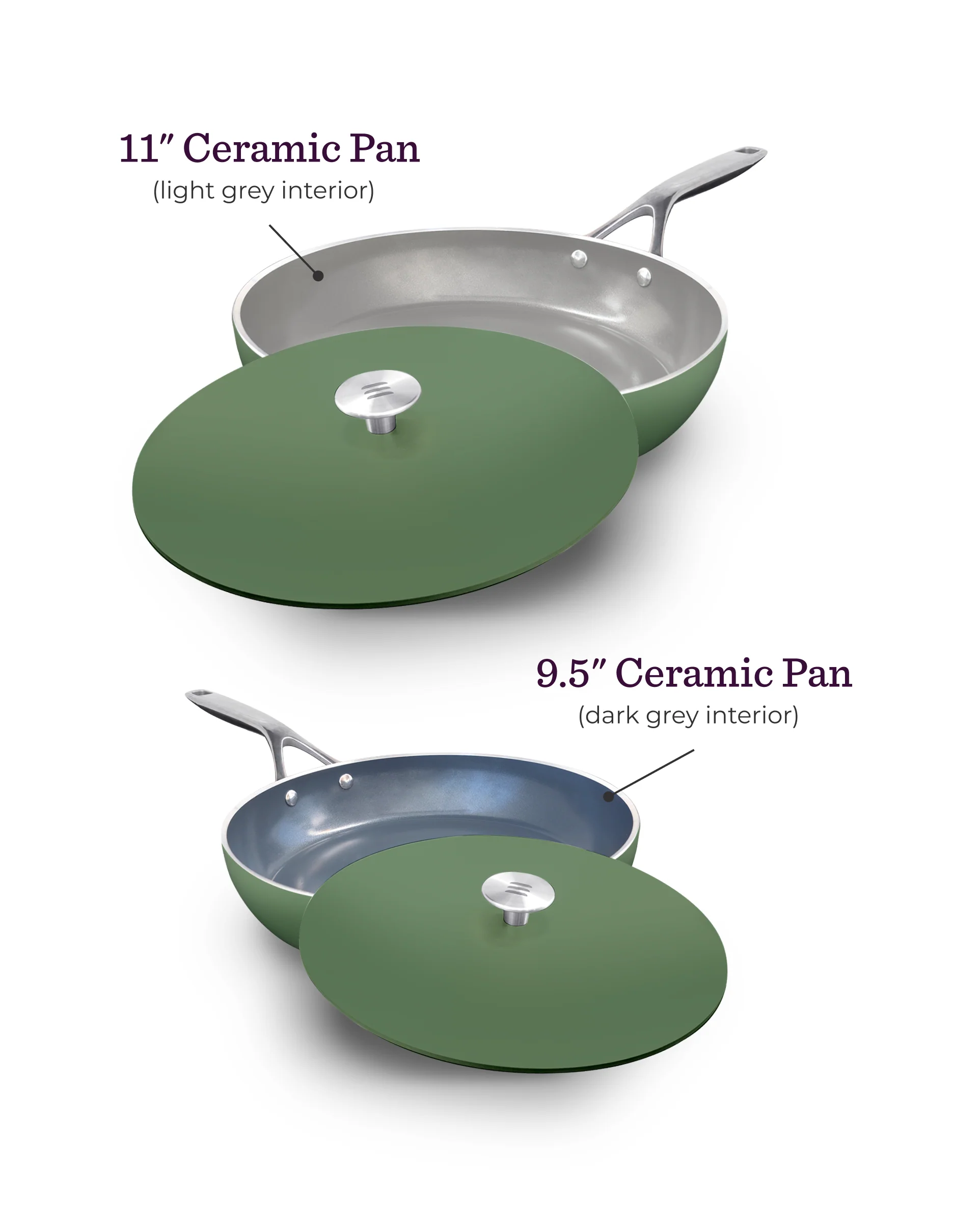 Kilne The Ceramic Pan Pair - Peppercorn - Image 20