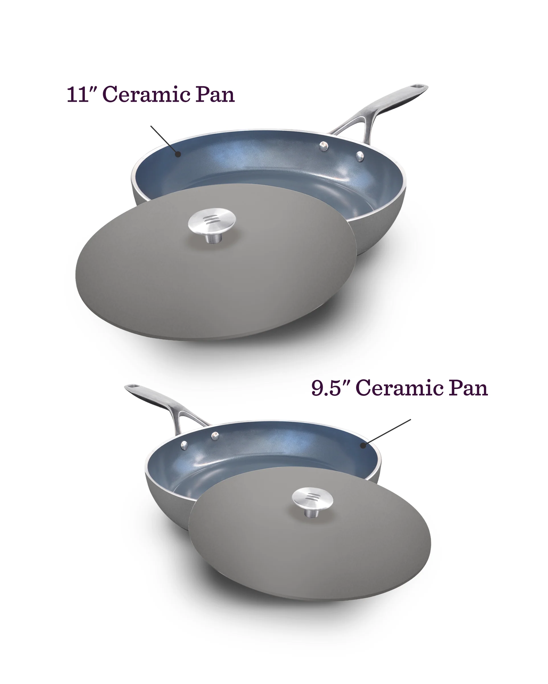 Kilne The Ceramic Pan Pair - Peppercorn - Image 4