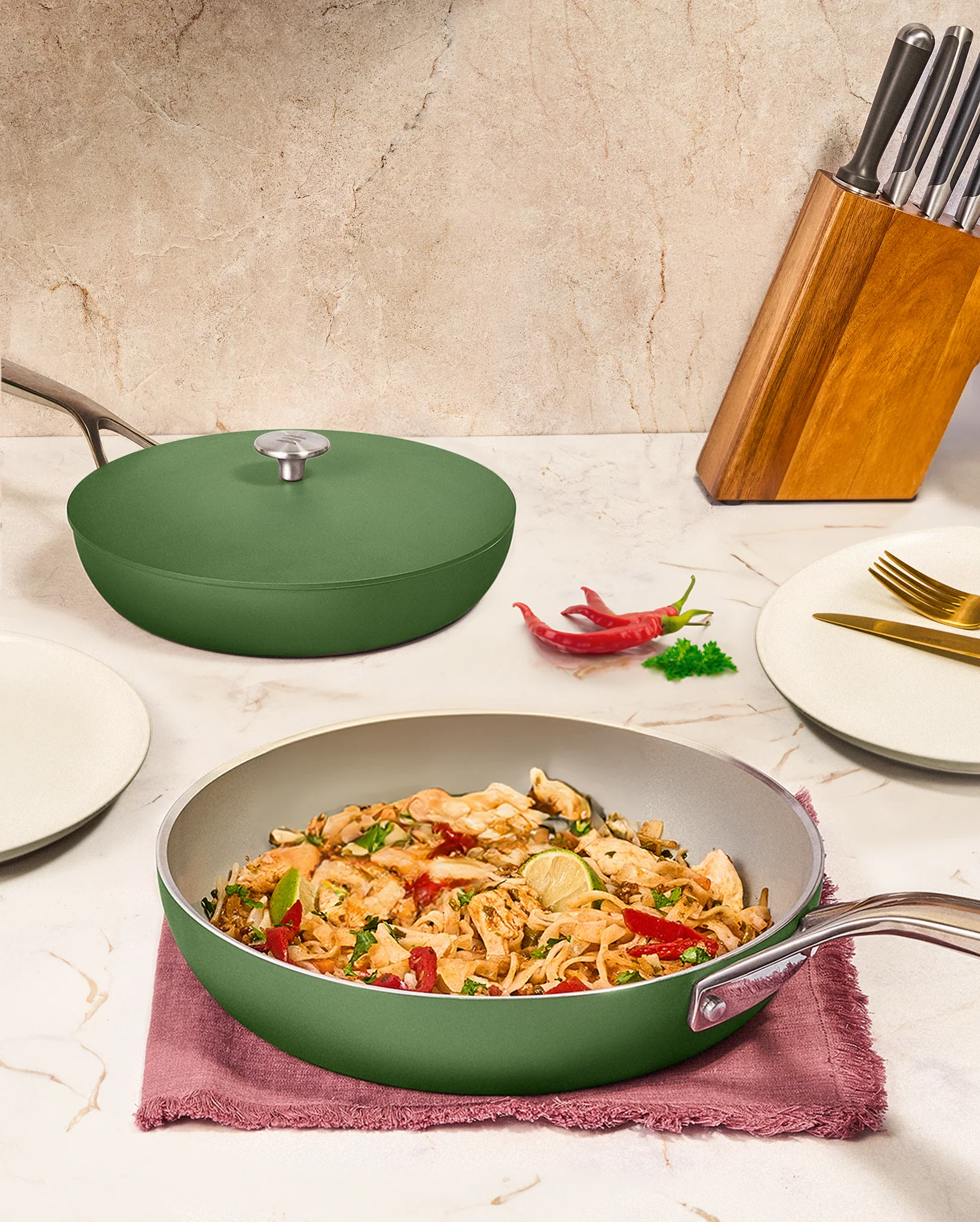 Kilne The Ceramic Pan Pair - Peppercorn - Image 18