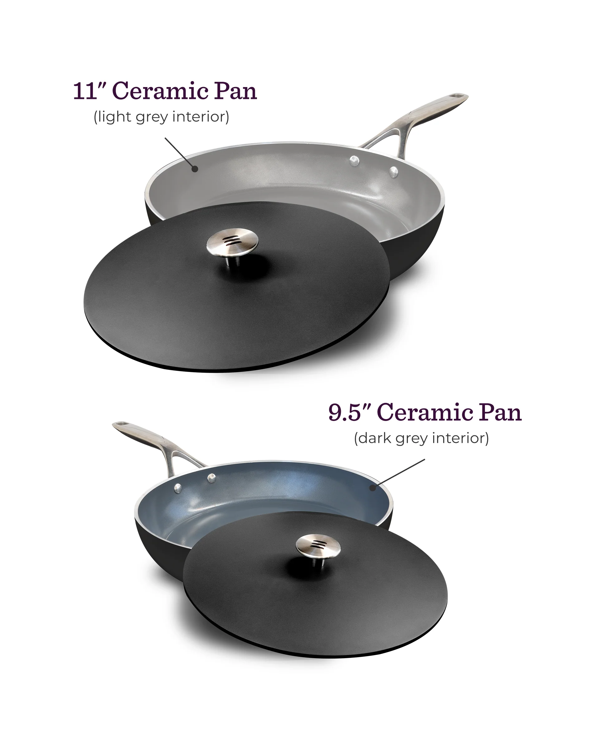 Kilne The Ceramic Pan Pair - Peppercorn - Image 24
