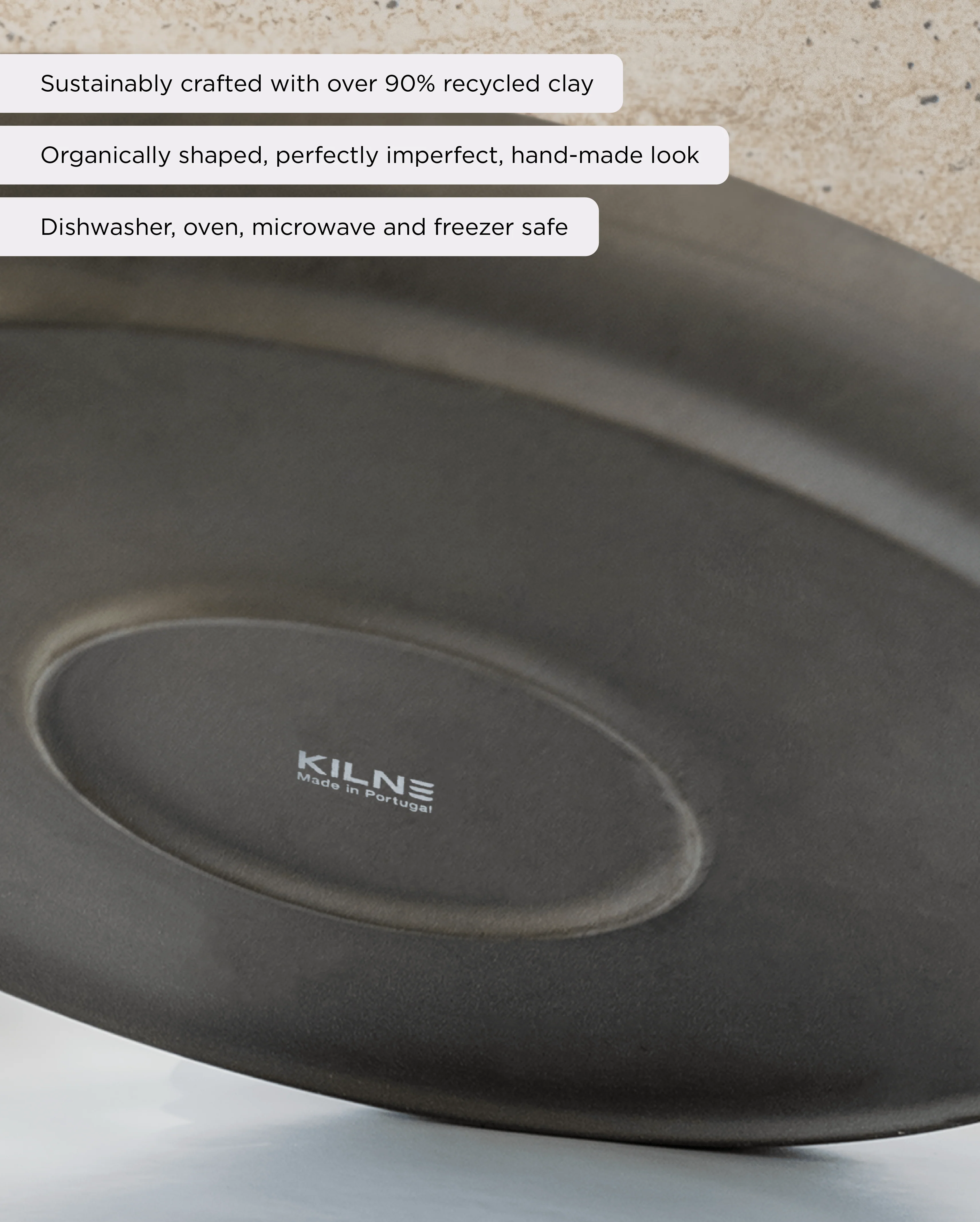 Kilne Dinner Plates - Caviar - Image 11
